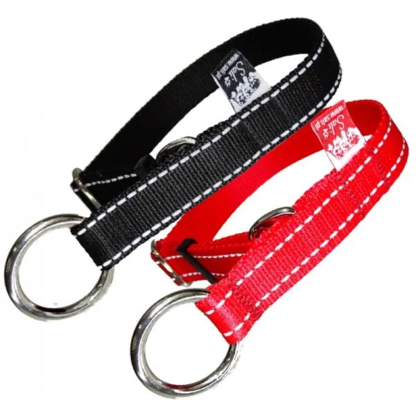 Zugstopp Halsband Flash Schwarz
